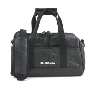 Balenciaga Handbag Crossbody Shoulder Bag Leather Black